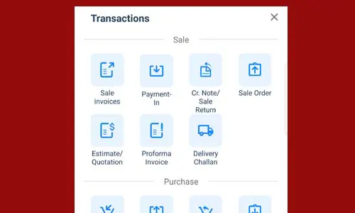 create sales purchase oreders, Accounting app for Android
