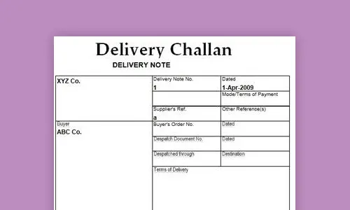 Delivery Challan, accounting app for Android free
