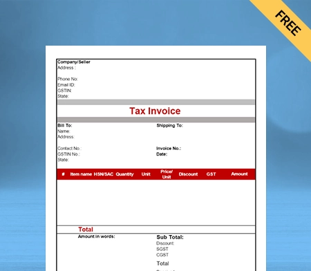 Download Customizable Electrical Shop Bill Format in Docs