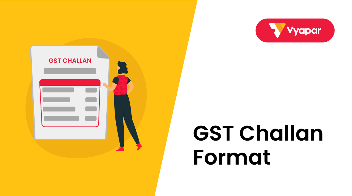 GST Challan Format Free Download