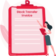 Stock transfer invoice format in GST