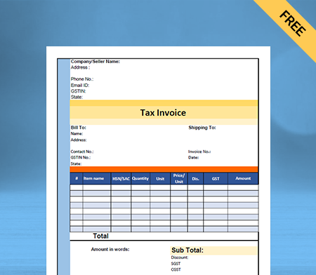 Download Bhojnalaya Bill Format in Docs