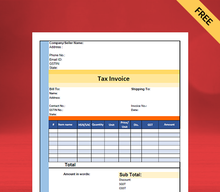 Download Customizable Bhojnalaya Bill Format in PDF