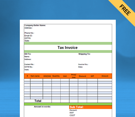 Download Professional Bhojnalaya Bill Format in Word
