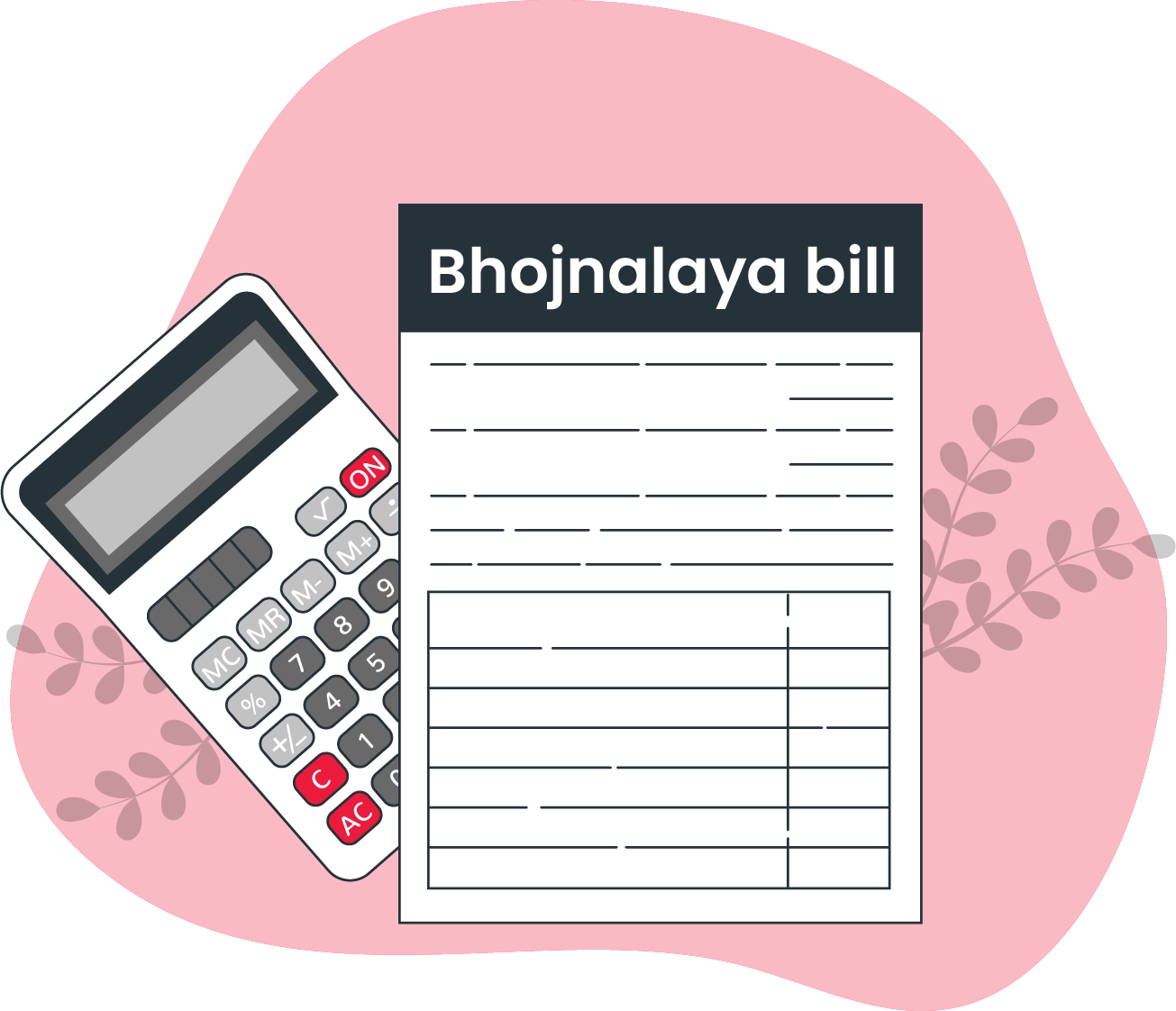 Bhojnalaya bill format