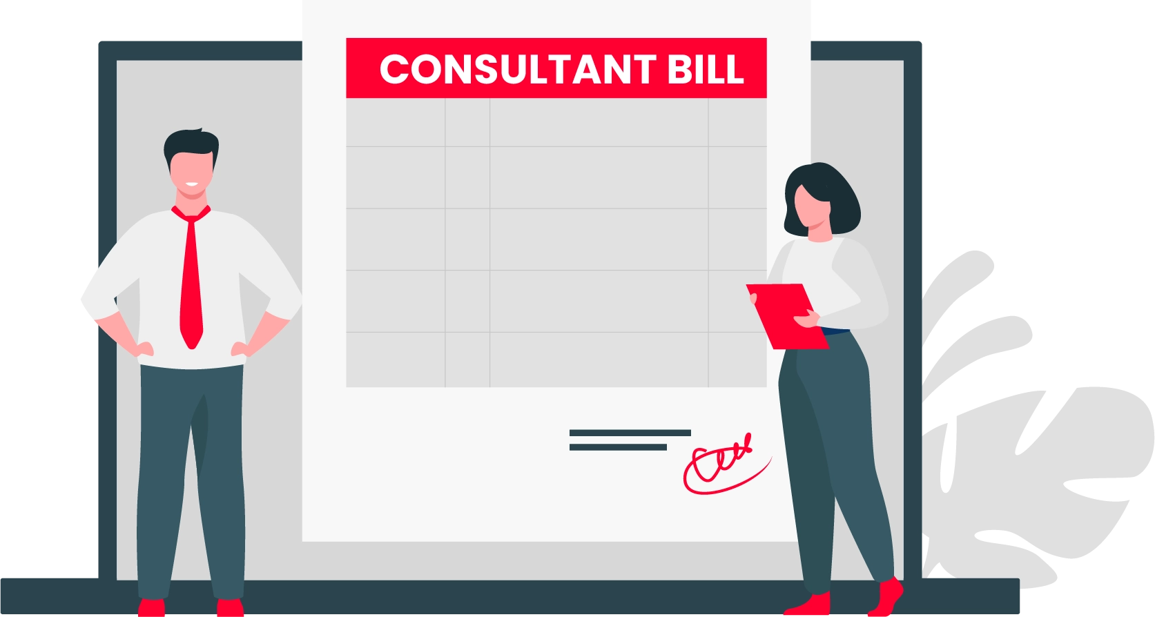 Consultant bill format