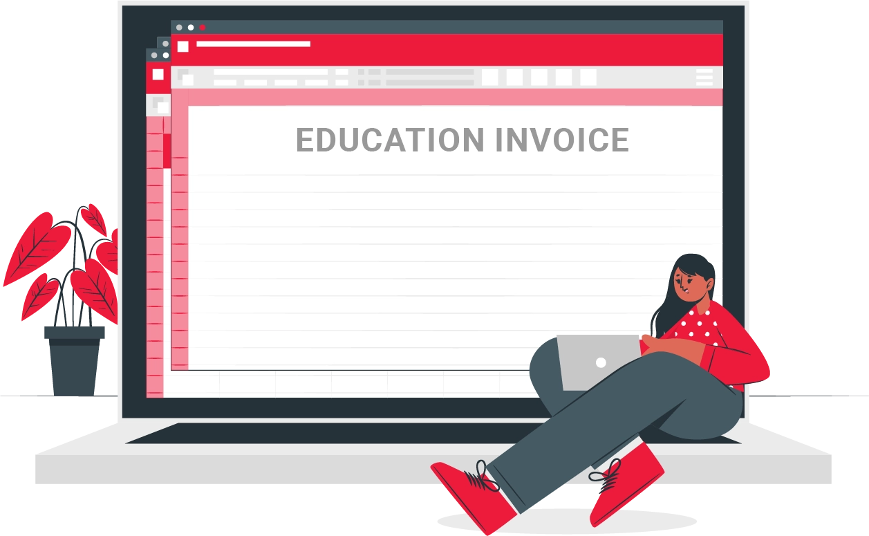 Education invoice template