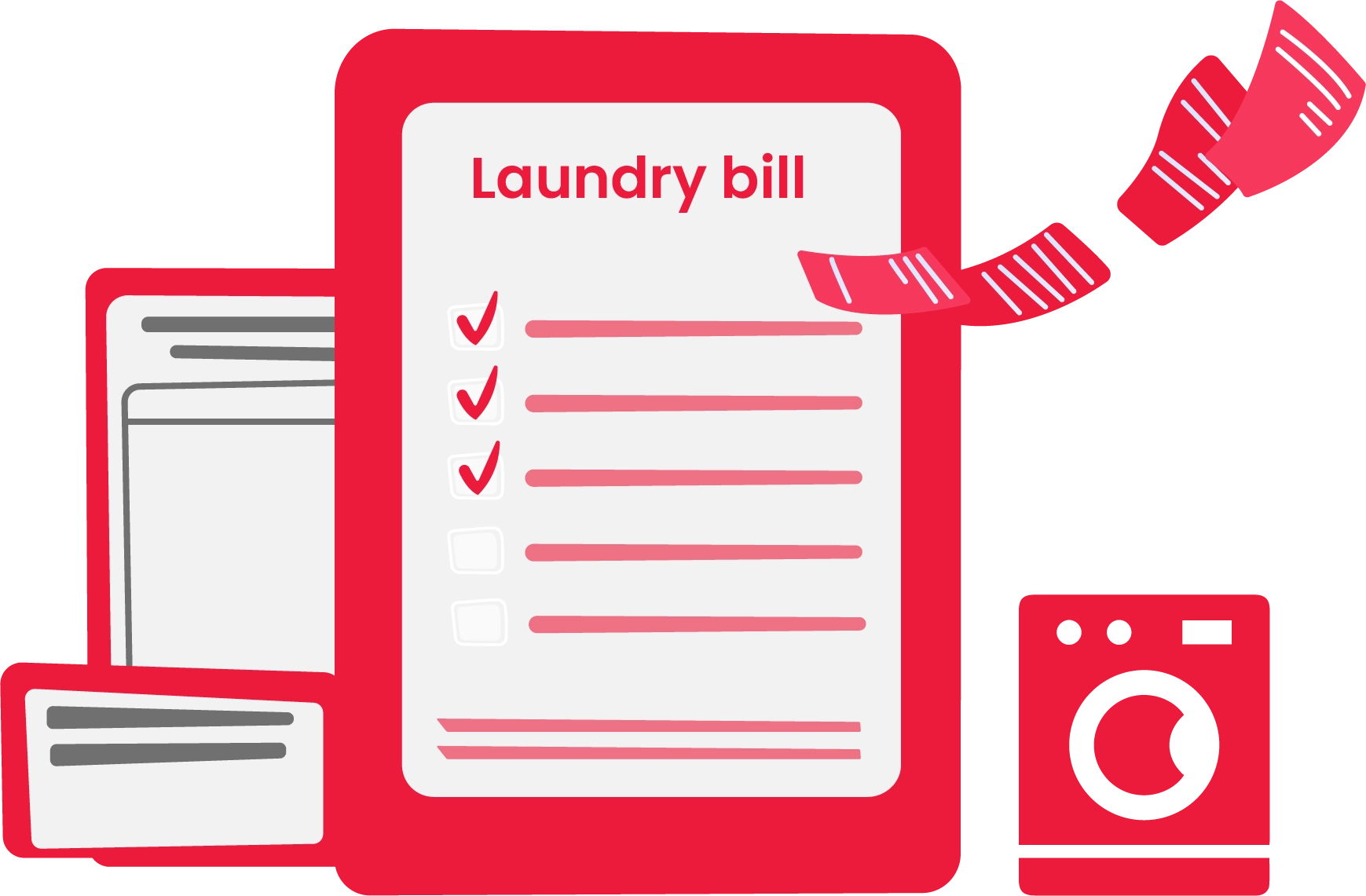 Laundry bill format