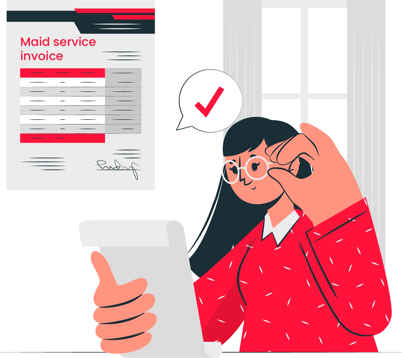 Maid Service Invoice Template