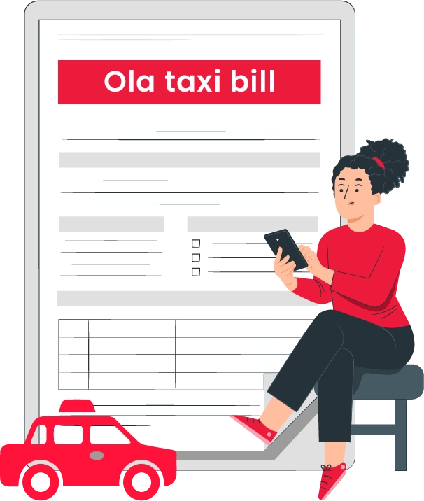 Ola taxi bill format