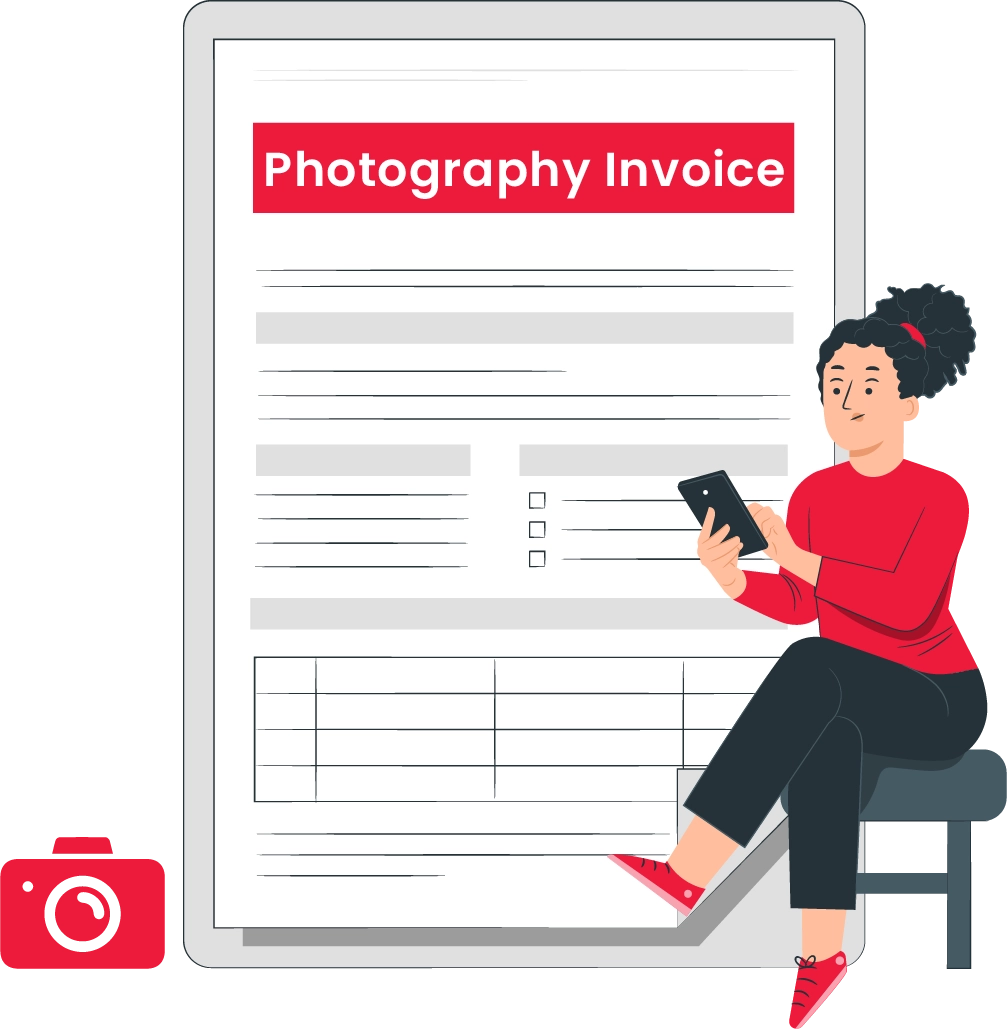 Photography invoice template