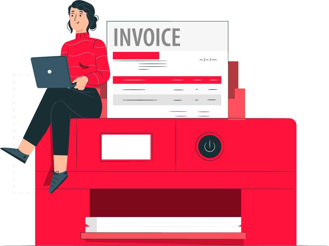 Printing bill format