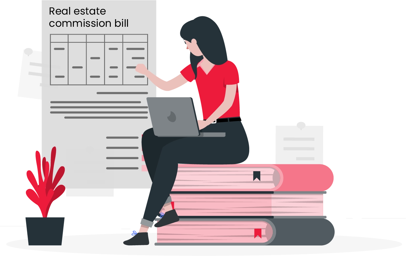 Real Estate Commission Bill Format