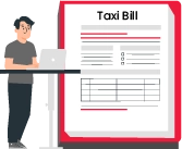 Taxi bill format