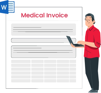 The medical invoice format in Word