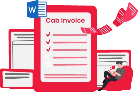 Ola cab invoice format in Word