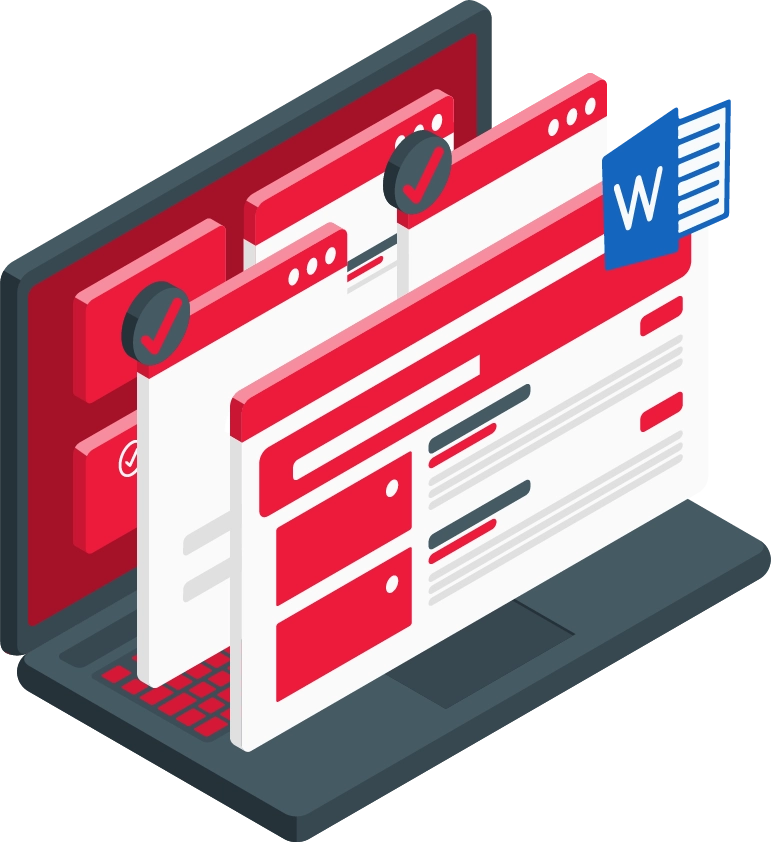 The tax invoice format in Word