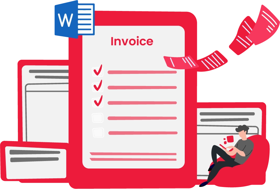 Tours and travels invoice format in Word