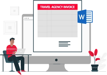 Invoice format for a travel agency in Word