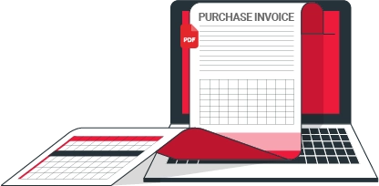 Purchase Invoice Format in PDF
