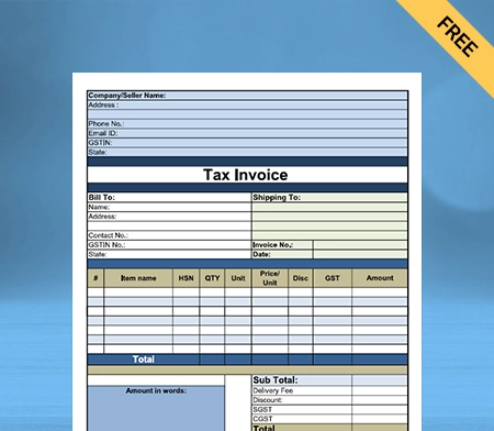 Download Free Professional Pharmacy Bill Format In Google Docs