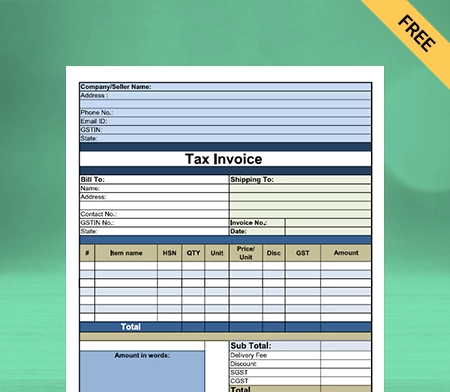 Download Free Professional Pharmacy Bill Format In Google Sheets