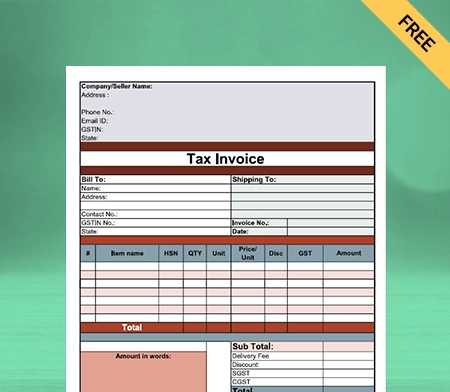 Download Free Pharmacy Bill Format In Google Sheets