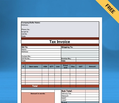 Download Free Customizable Pharmacy Bill Format In Word