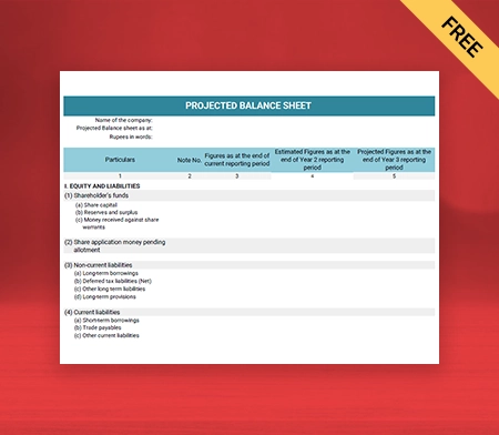 Use simple Common Size balance sheet format