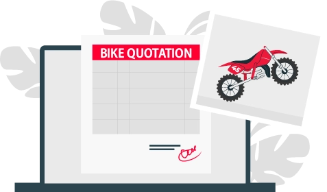 bike quotation format