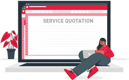 Service quotation format