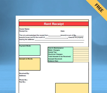 Download Unique Rent Receipt Format In Google Docs