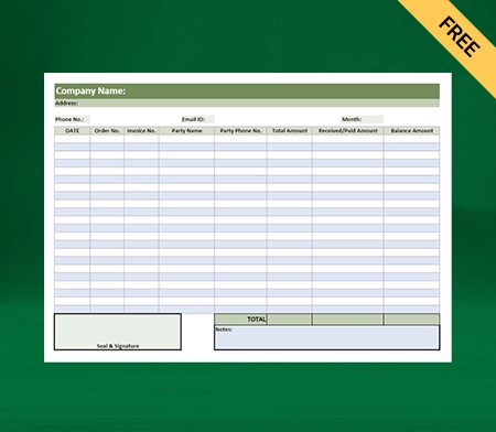 Download Free Monthly Sales Report Format in Excel