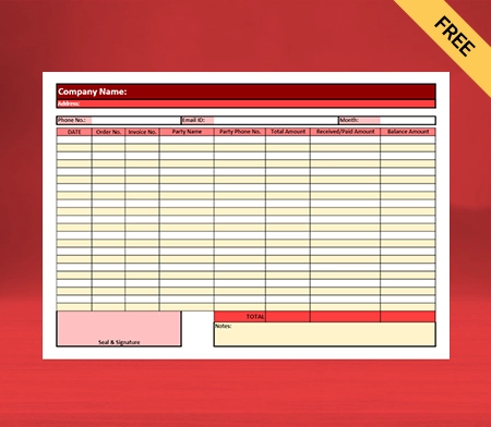 Download Free Professional Monthly Sales Report Format in PDF
