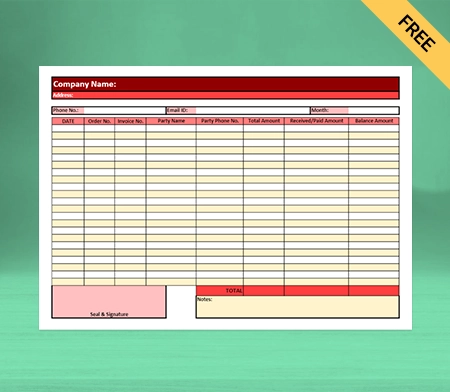 Download Free Professional Monthly Sales Report Format in Google Sheets