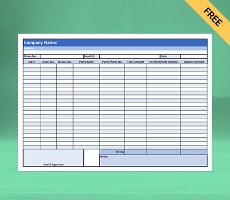 Download Unique Daily Sales Report Format in Google Sheets
