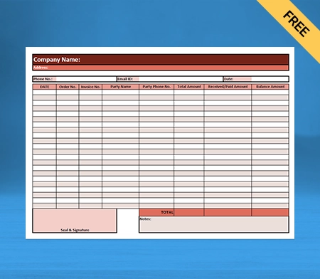 Download Free Professional Daily Sales Report Format in Word